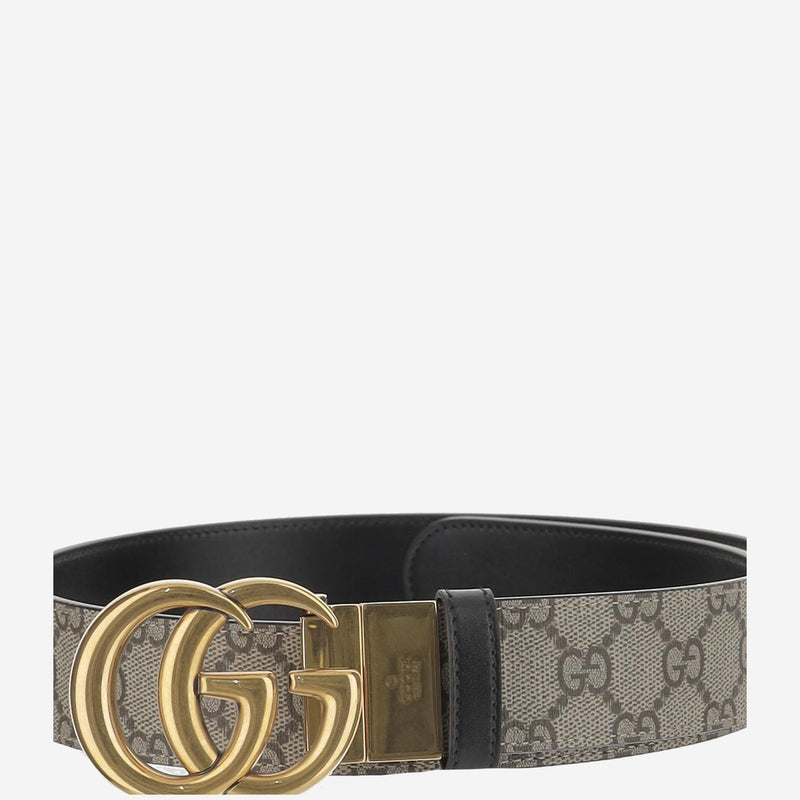 Gucci Belt — Black Polyurethane