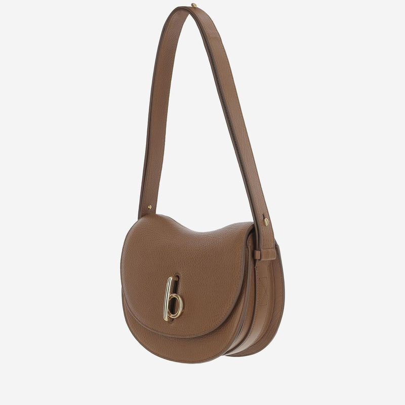 Burberry Shoulder Bag — Beige Calfskin