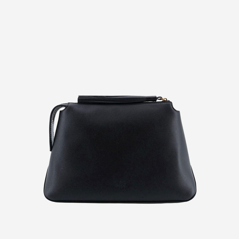 Pinko Leather Beauty Case — Black Wallet
