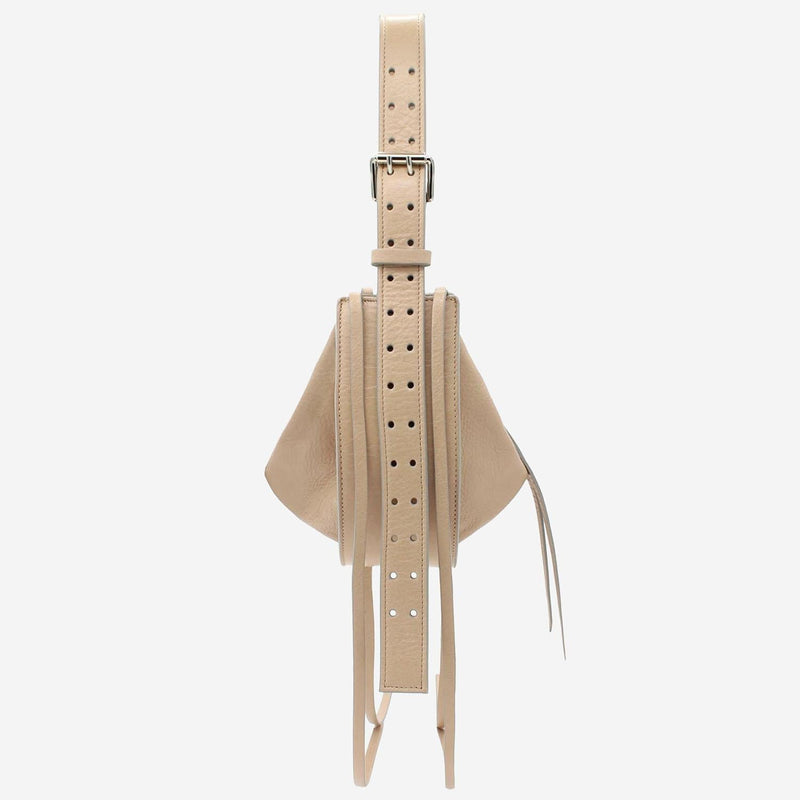 Radica Studio Shoulder Bag — Beige Leather