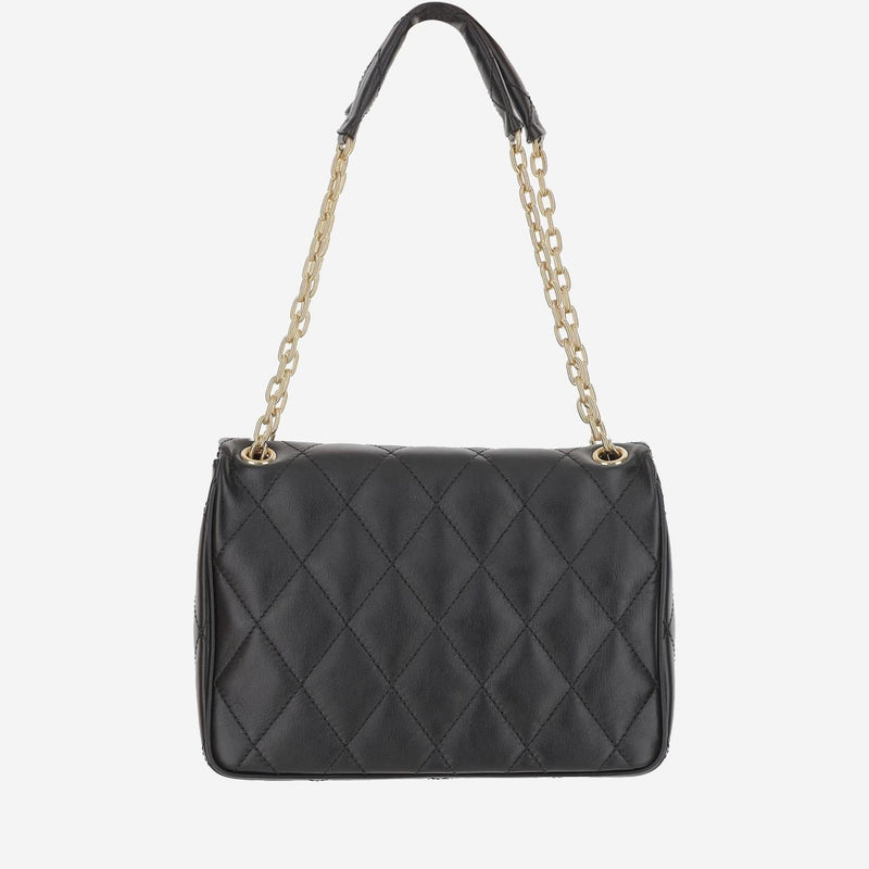 Burberry Quilted Calfskin Shoulder Bag — Black