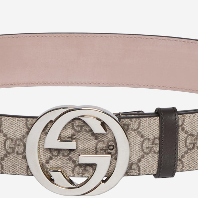 Gucci Gg Supreme Fabric Belt — Multicolor Polyurethane