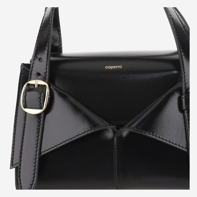 Coperni Cabas Top Handle Bag — Black Calfskin