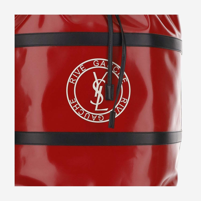 Saint Laurent Shoulder Bag — Red Polyurethane