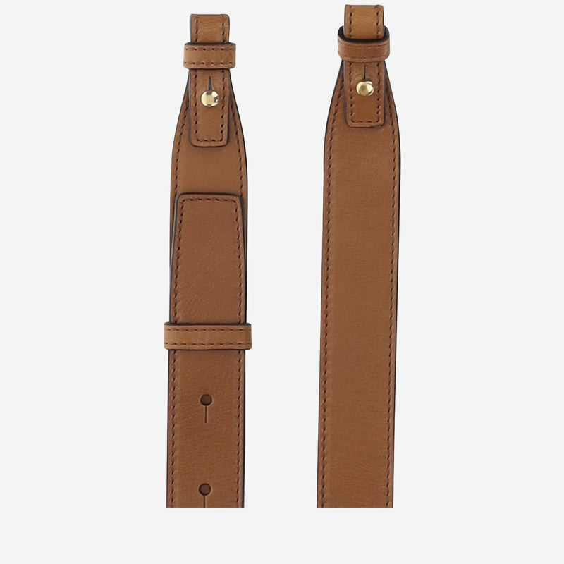 Chloé Buffalo Leather Camera Bag — Brown