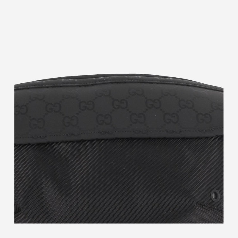 Gucci Gg Belt Bag — Black Polyamide