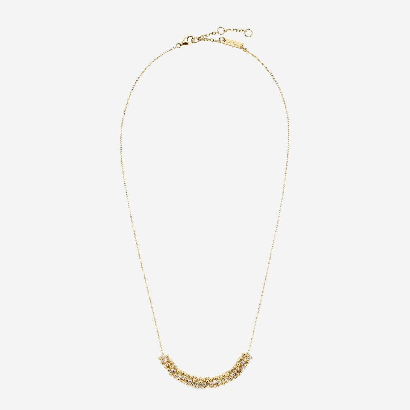 Bottega Veneta Gold-Plated Sterling Silver Necklace — Gold Necklaces