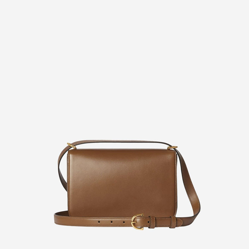 Gucci Siena Shoulder Bag — Brown Leather