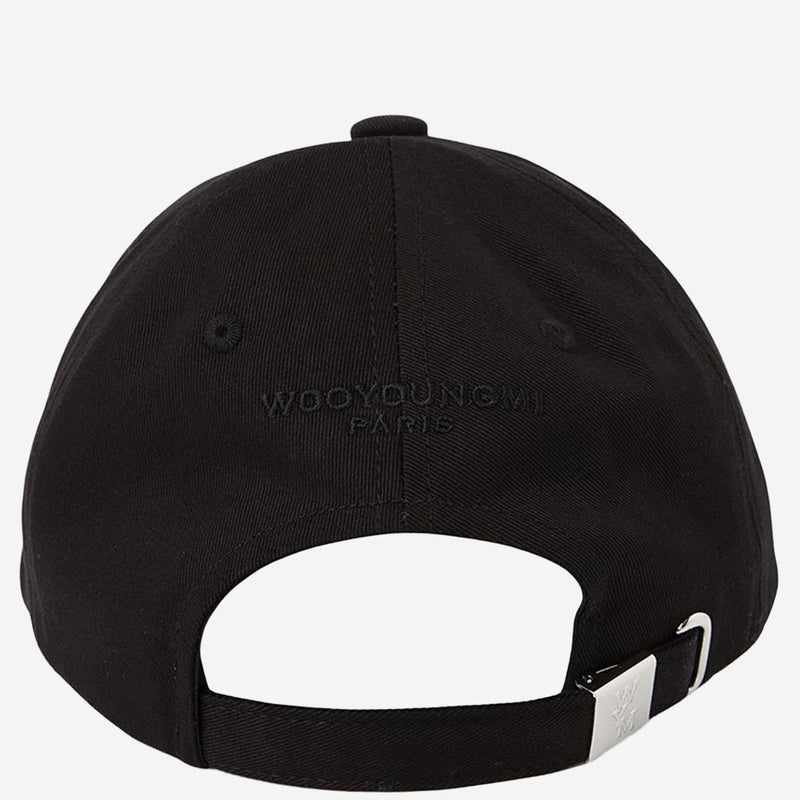 Wooyoungmi W261ca57 Logo-Embroidered Cotton Baseball Cap — Black Caps