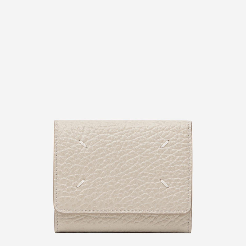 Maison Margiela Quilted Cowhide Wallet — Ivory & Purses