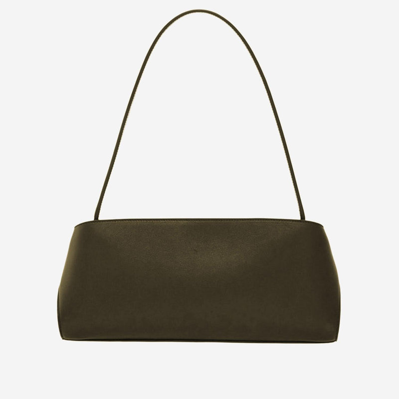 Ferragamo Hug Shoulder Bag — Green Leather