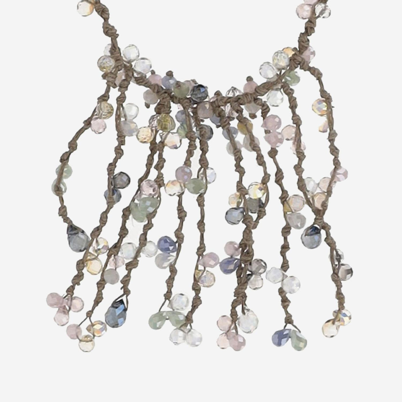 Mela Necklace — Multicolor Natural Fibres Necklaces
