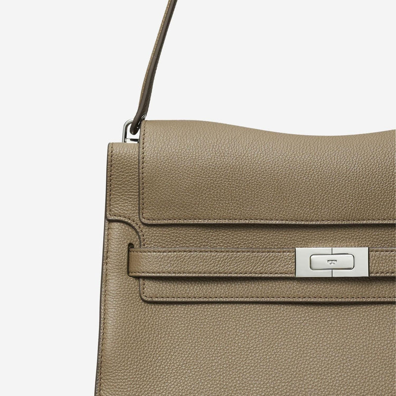 Tory Burch Shoulder Bag — Brown Pelle Martellata