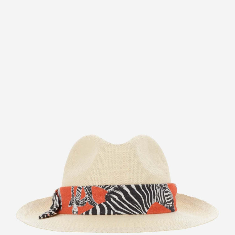 Alexia Alvarez De Toledo Panama Hat — White Raffia