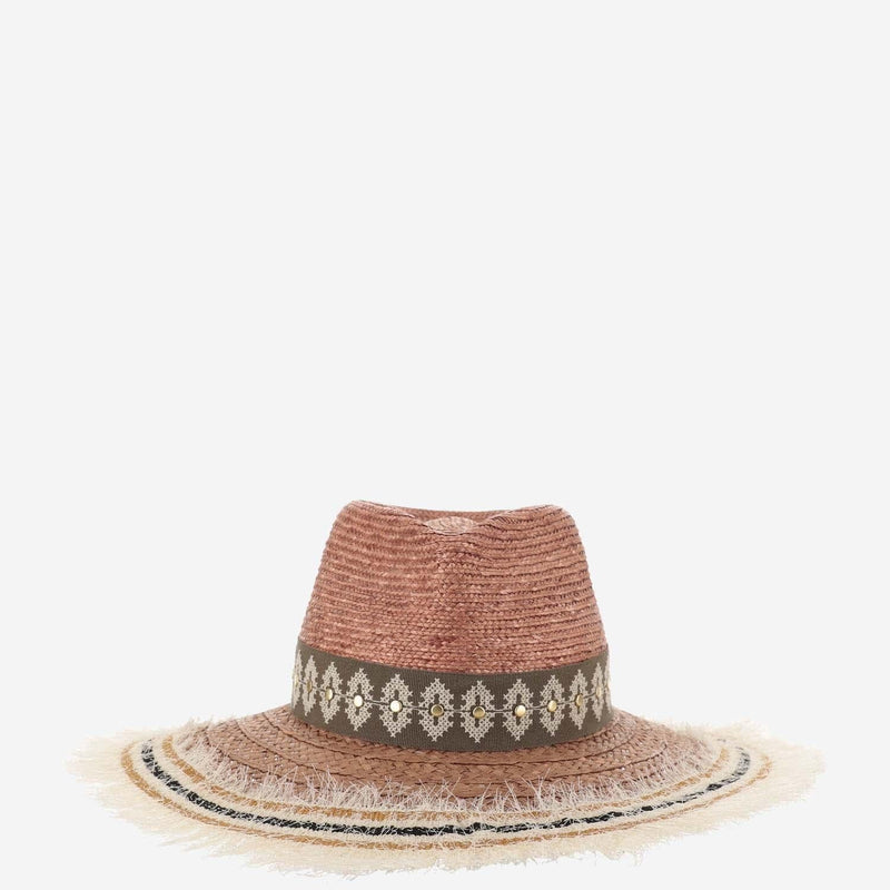 Ferruccio Vecchi 385981 Sun Hat — Beige Straw