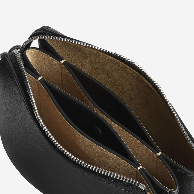 Phoebe Philo Pocket Gig Clutch — Black Leather