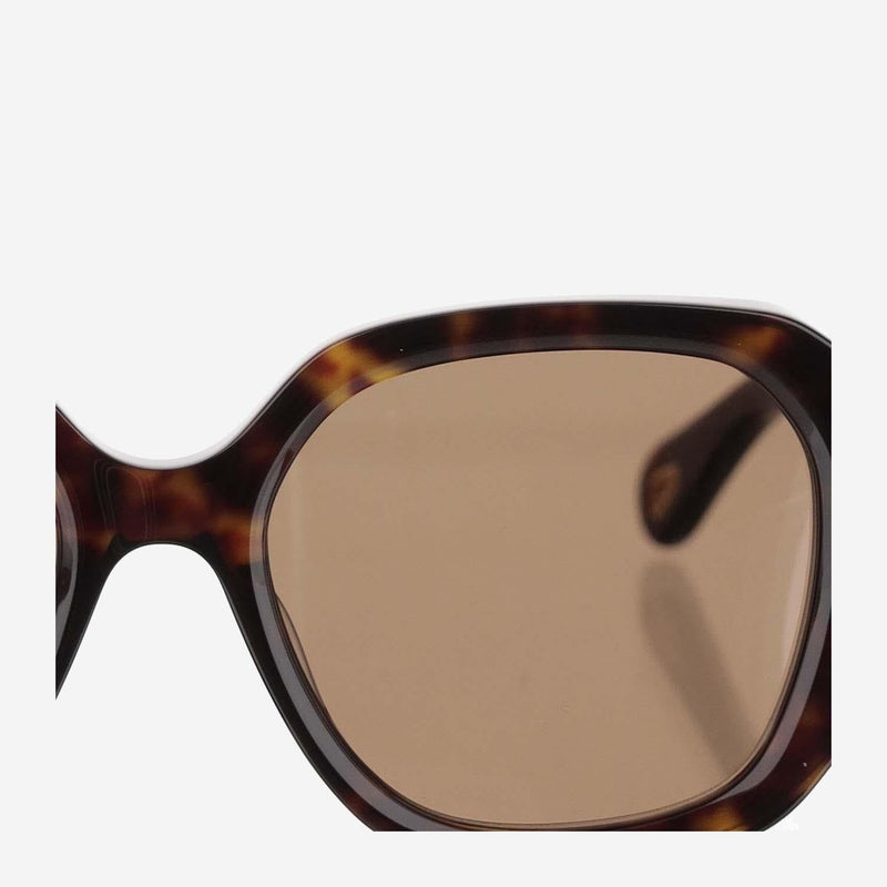 Chloé Ch0236s Tortoiseshell Recycled Acetate Sunglasses — Brown