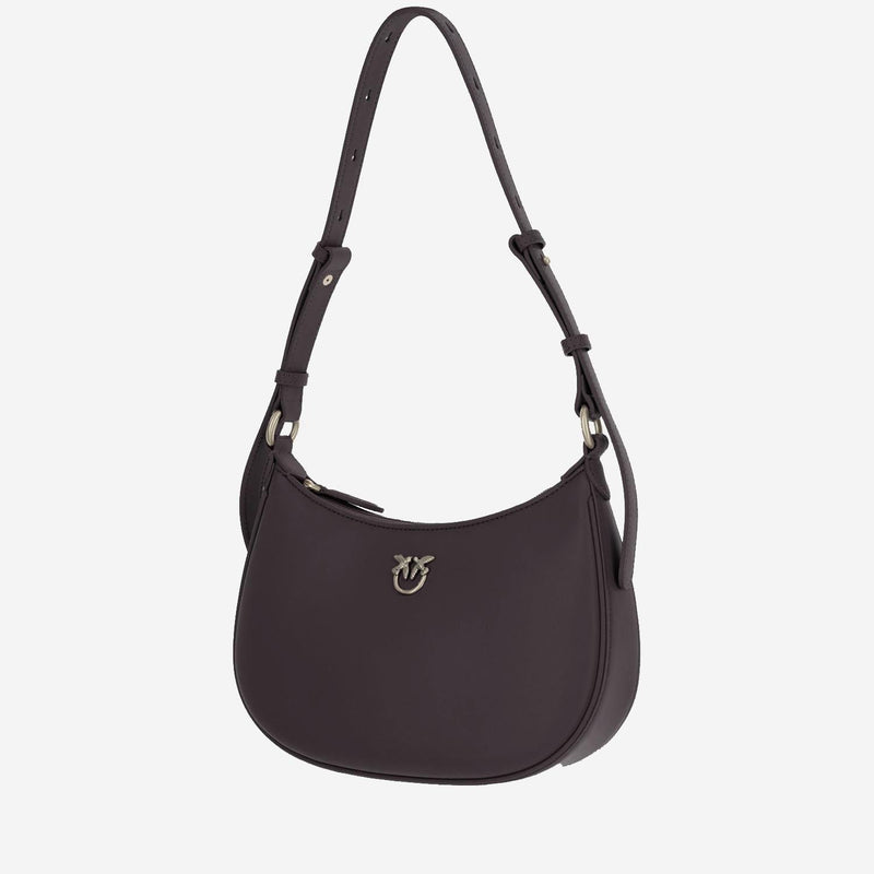 Pinko Shoulder Bag — Bordeaux Leather