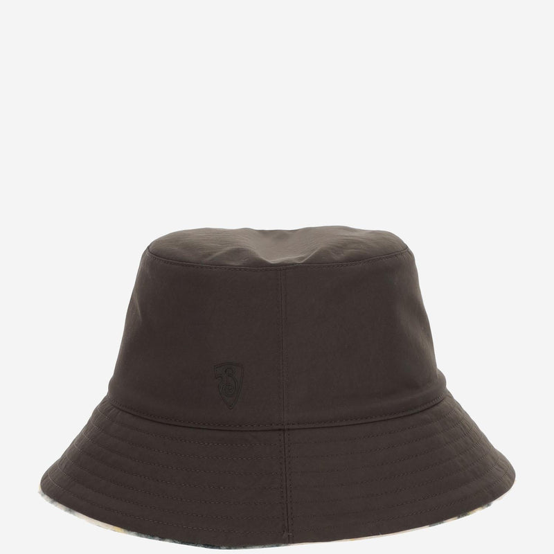 Burberry 8098375 Reversible Wool-Blend Fleece Bucket Hat — Green