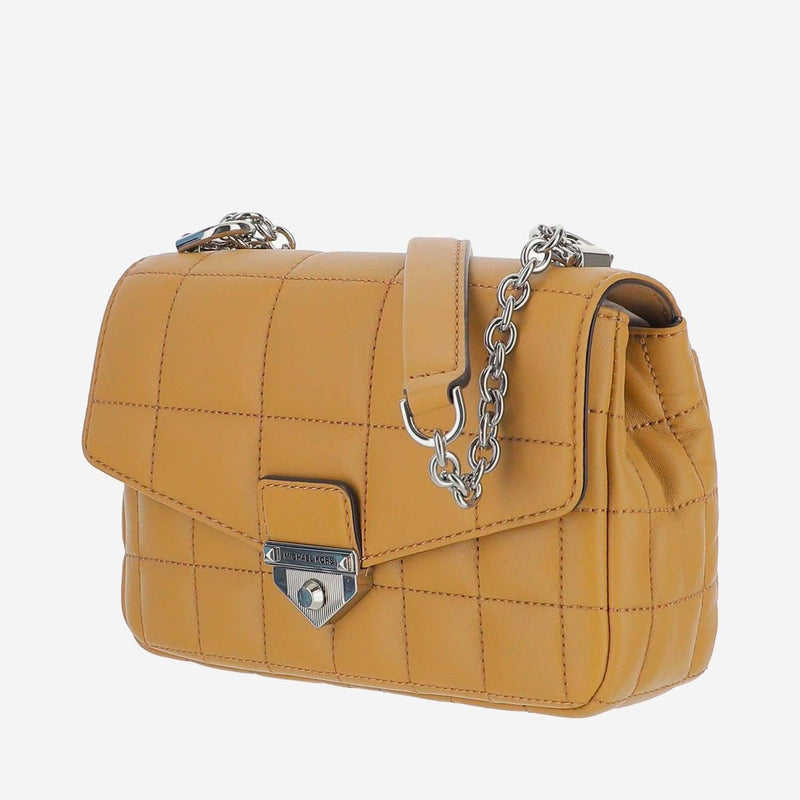 Michael Kors Shoulder Bag — Beige Lambskin