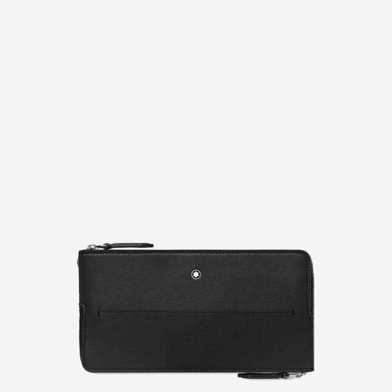 Montblanc Leather Smartphone Organizer Travel Wallet — Black
