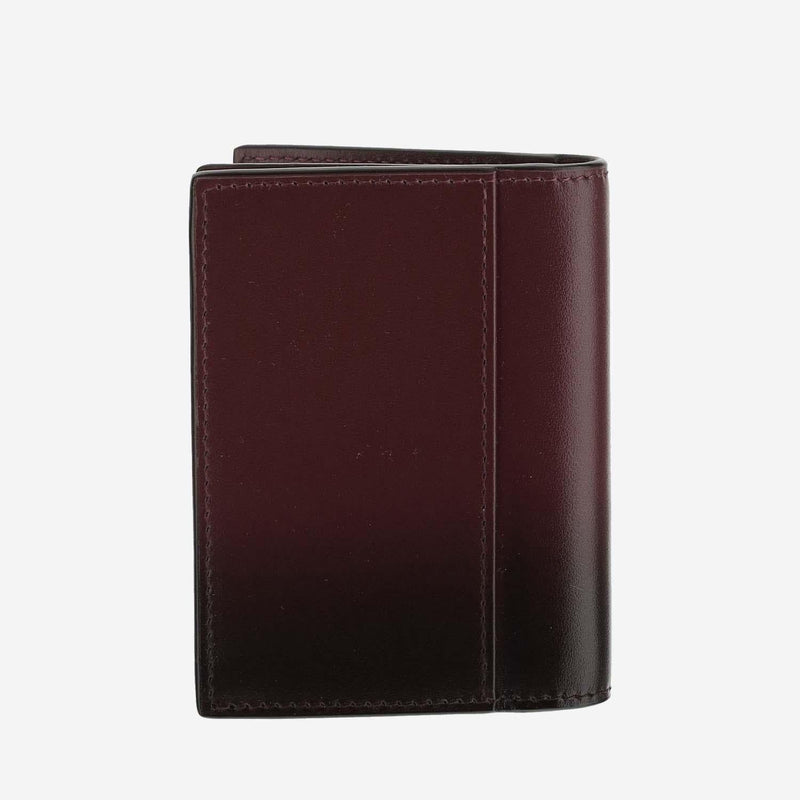 Montblanc Four-Compartment Leather Card Case — Brown Cases