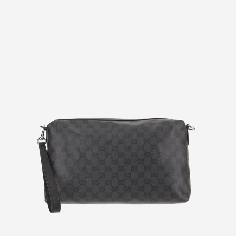 Gucci Essence Shoulder Bag — Black Cotton