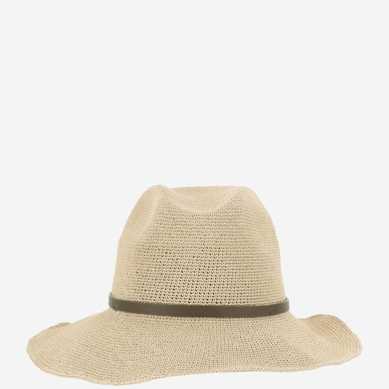 Filippo Catarzi Cat35 Paper Straw Sun Hat — Beige