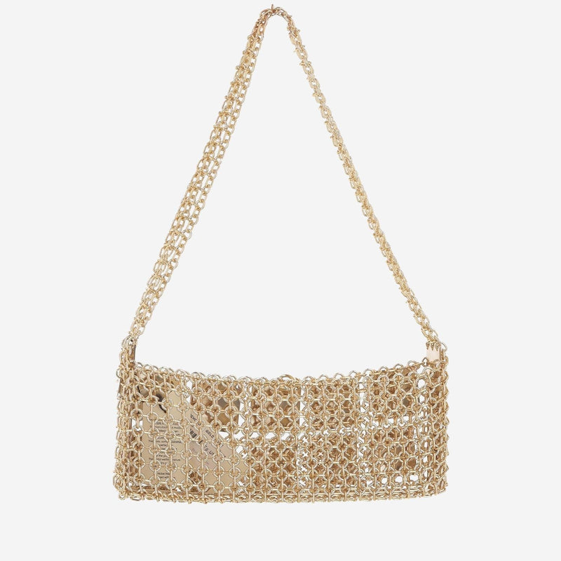 Silvia Gnecchi Minichoco Clutch — Gold Gold-plated Brass