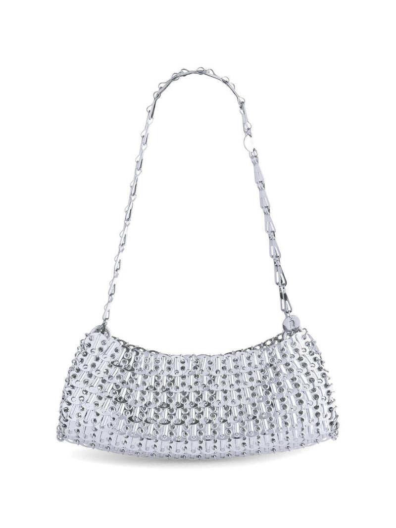 Rabanne Shoulder Bag — Silver Steel