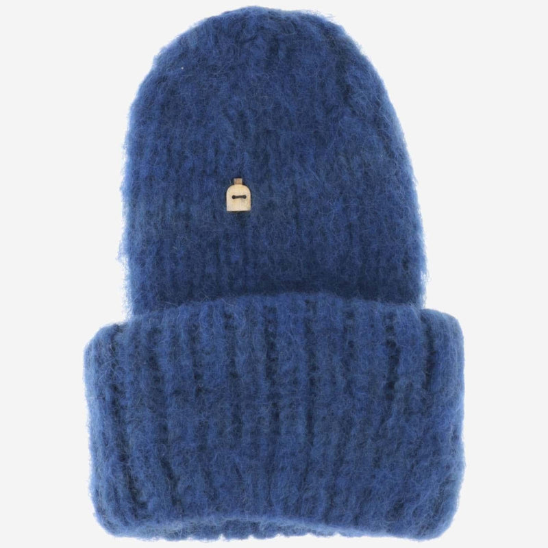 Myssy Laguuni Beanie — Navy Wool Beanies