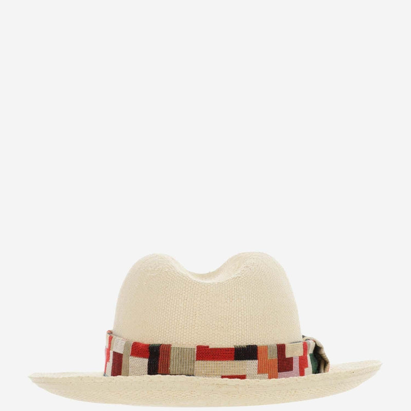 Alexia Alvarez De Toledo Panama Hat — White Raffia