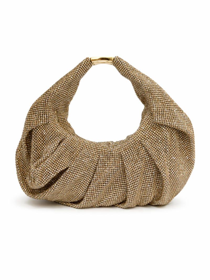 Benedetta Bruzziches Yennefer Top Handle Bag — Gold