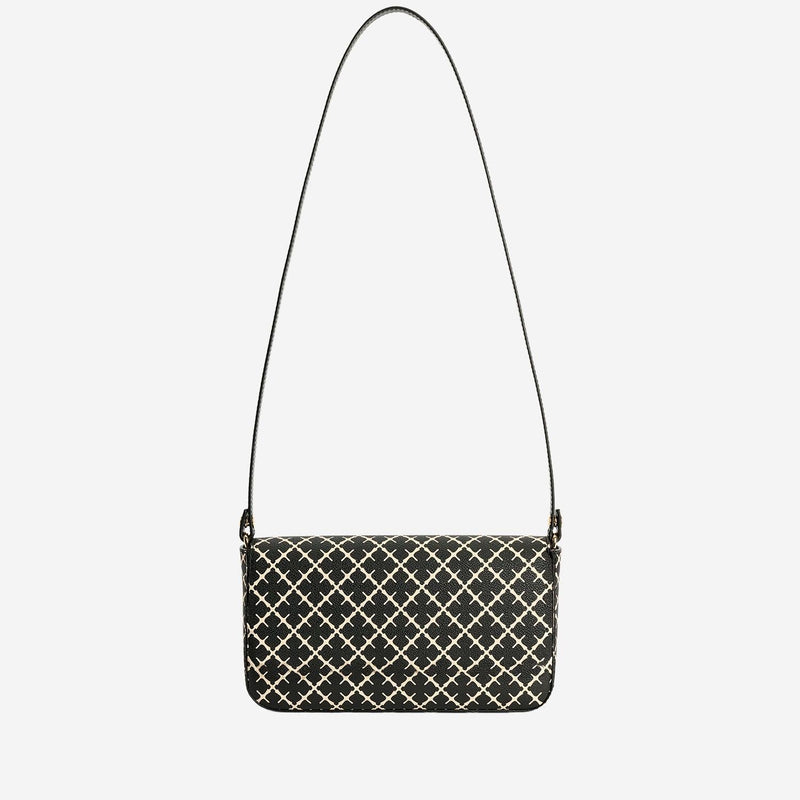 By Malene Birger Tallie Shoulder Bag — Black Polyvinyl