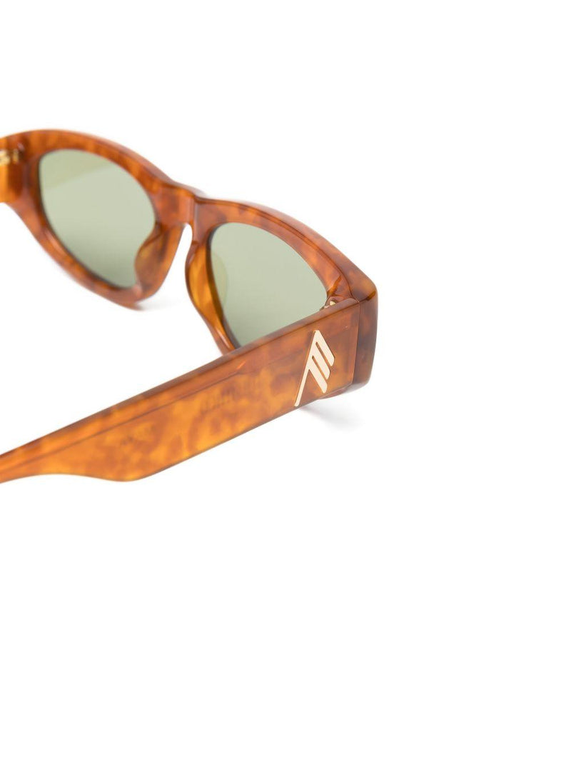 The Attico Attico80c3sun Sunglasses — Brown Acetate (frame)