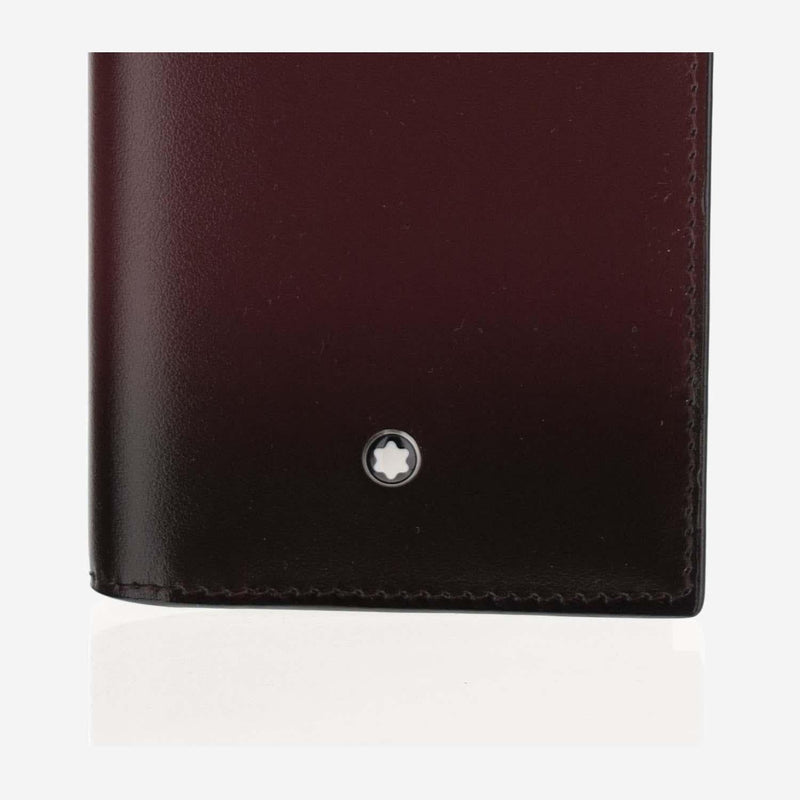 Montblanc Four-Compartment Leather Card Case — Brown Cases