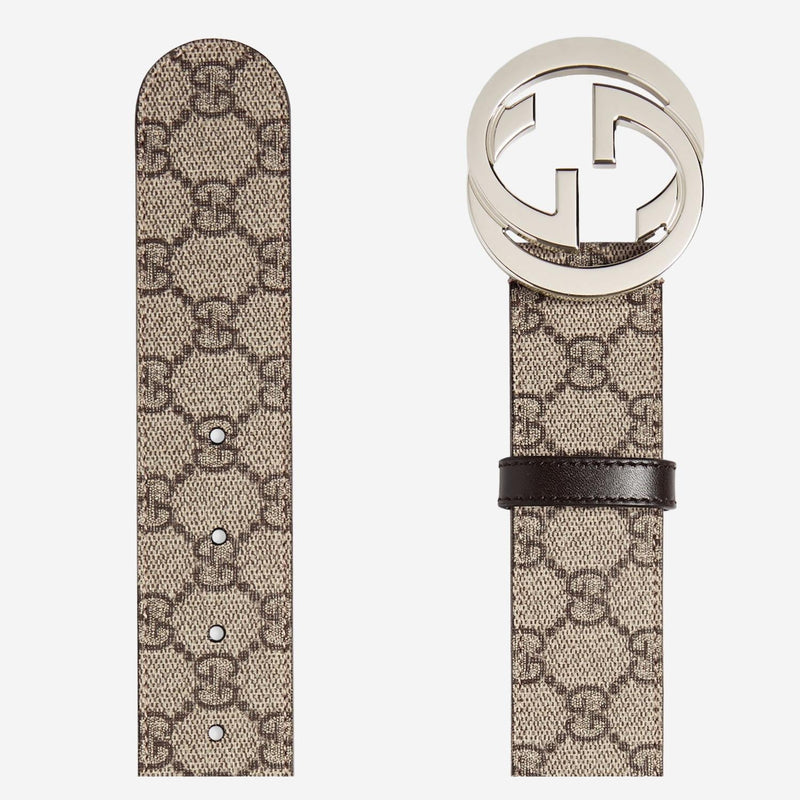 Gucci Gg Supreme Fabric Belt — Multicolor Polyurethane