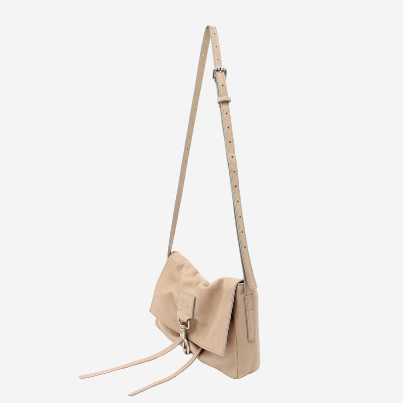 Radica Studio La Bisaccia Mini Shoulder Bag — Beige Nappa Leather