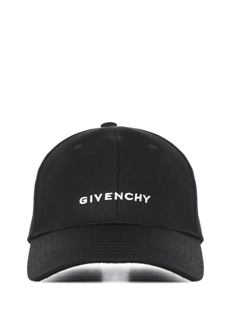 Givenchy Bpz022p0c4 4g Embroidered Logo Baseball Cap — Black Cotton Caps