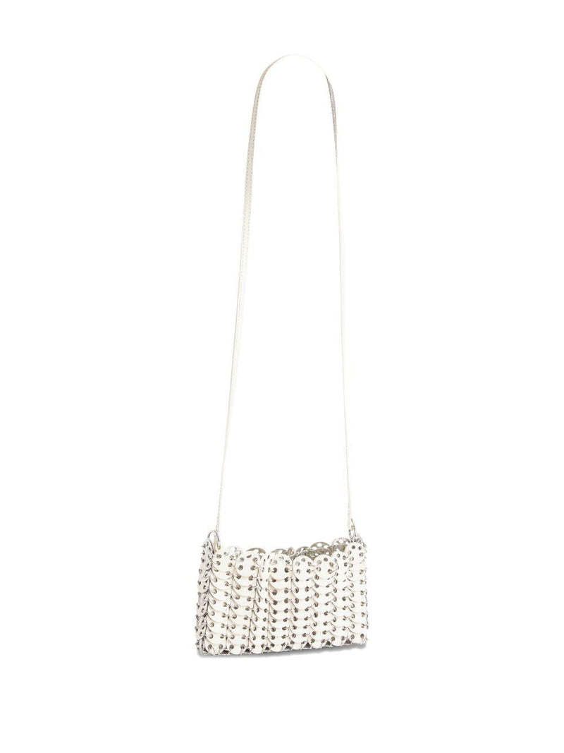 Rabanne Icon Shoulder Bag — Silver Brass