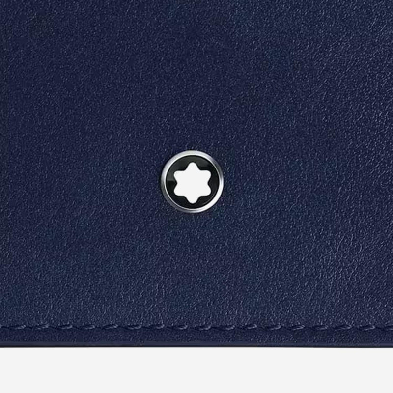Montblanc Leather Card Case — Navy Cases