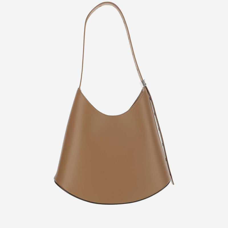 Jil Sander Shoulder Bag — Brown Calfskin