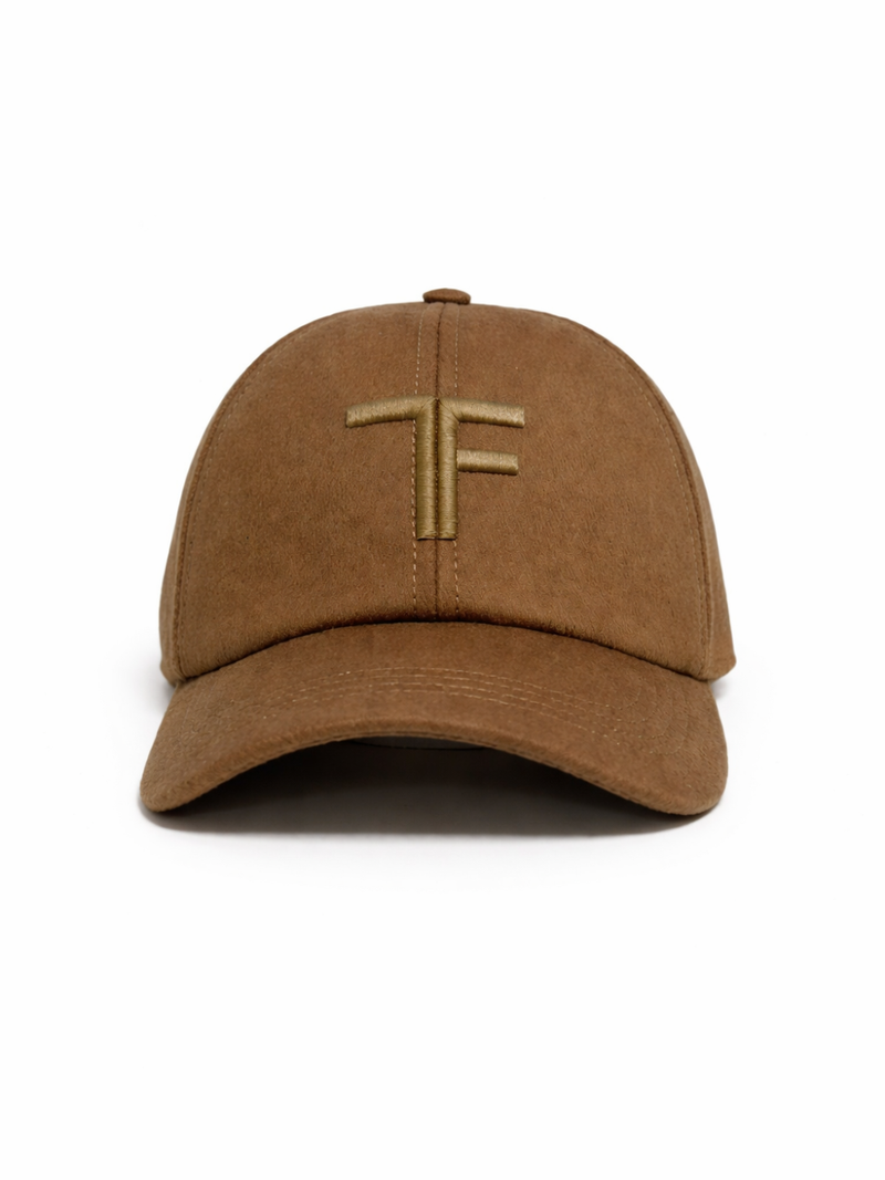 Tom Ford Mh005tcw003g Cashmere Baseball Cap — Brown Caps