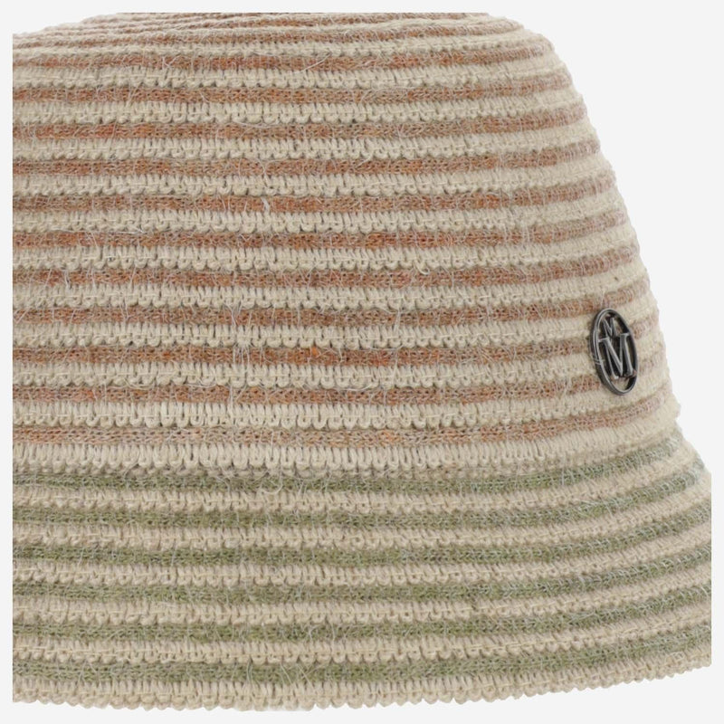Maison Michel 1111016001 Bucket Hat — Multicolor Linen