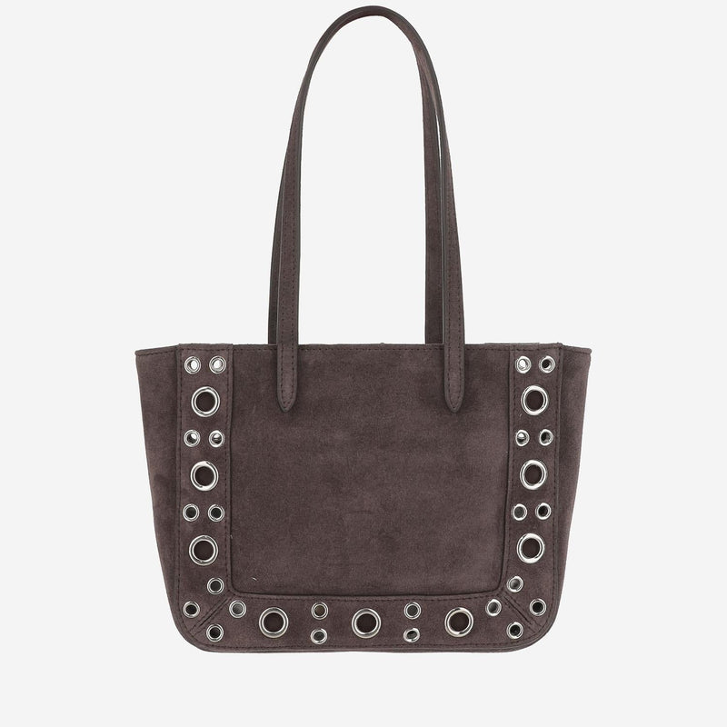 Valentino Garavani Shoulder Bag — Brown Viscose