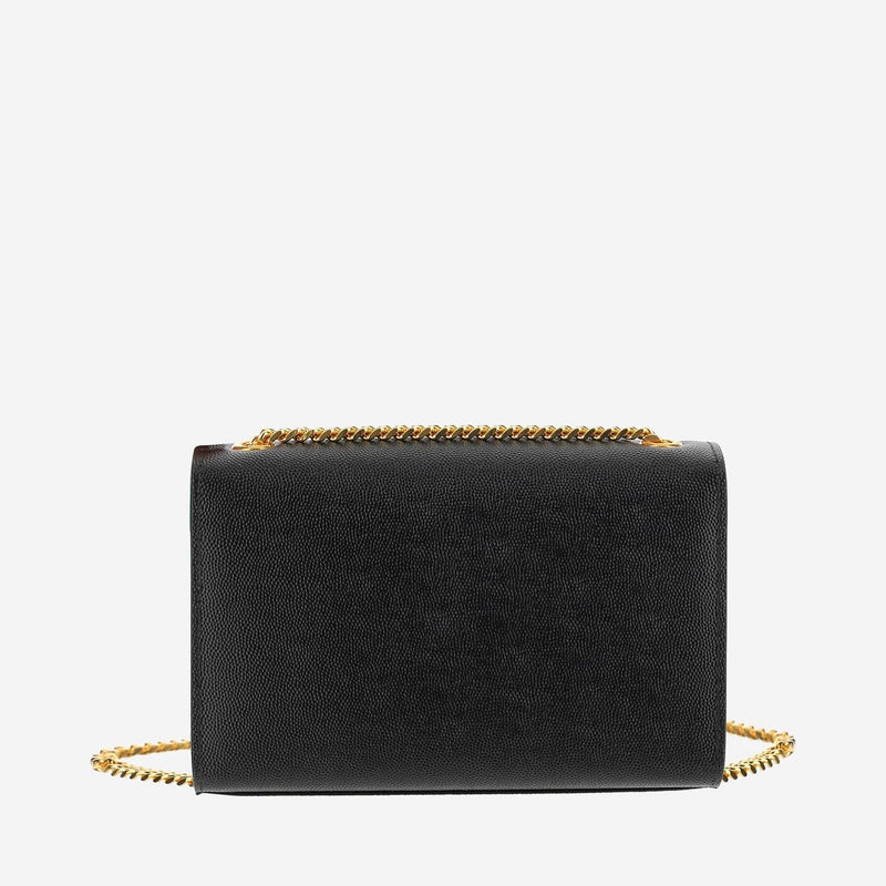 Saint Laurent Shoulder Bag — Black Calfskin