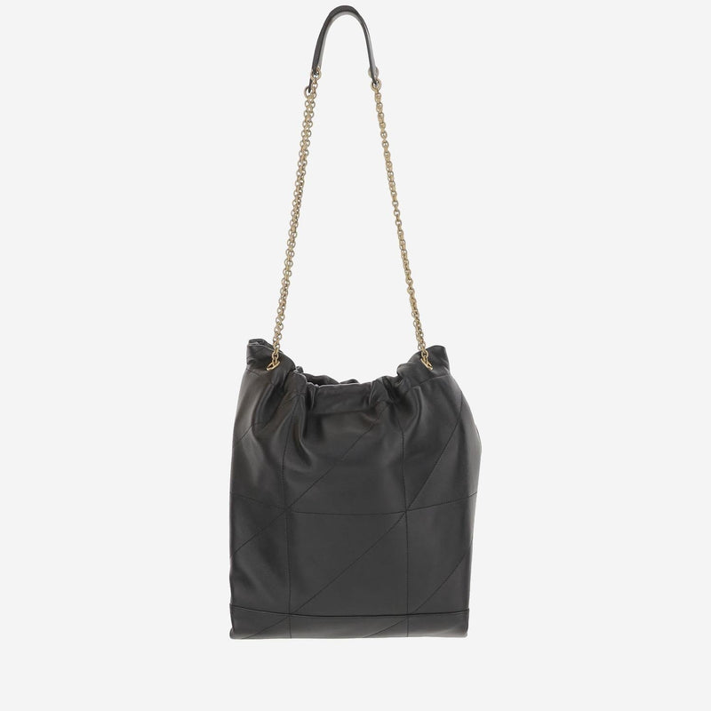Saint Laurent Shoulder Bag — Black Leather