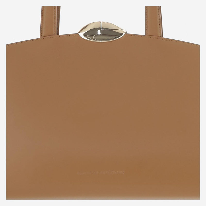 Benedetta Bruzziches Serena Shoulder Bag — Brown Leather
