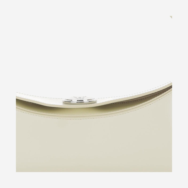 Jacquemus Shoulder Bag — White Calfskin