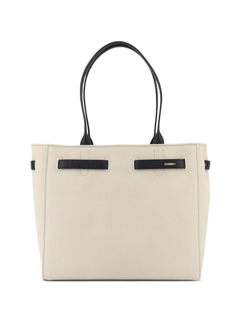 Tom Ford Audrey Shoulder Bag — Beige Cotton